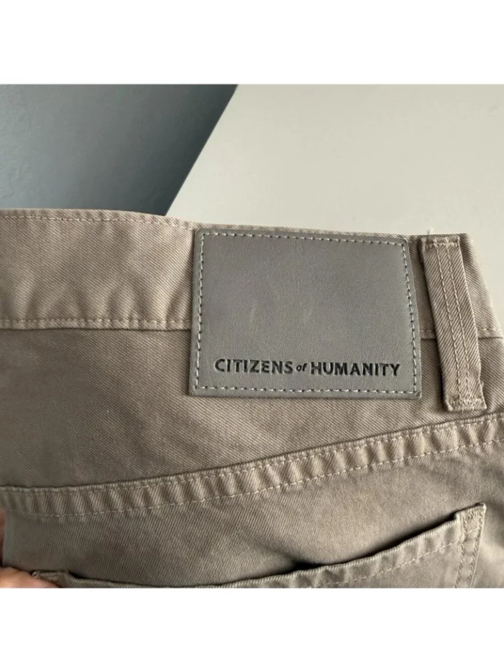 Citizens of Humanity Core Slim Straight Jean Sample in Siena Taupe Size 32
